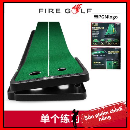 Thảm tập putting 360 pgm chính hãng tl010 có thể điều chỉnh độ dốc chất liệu bền đẹp chắc chắn