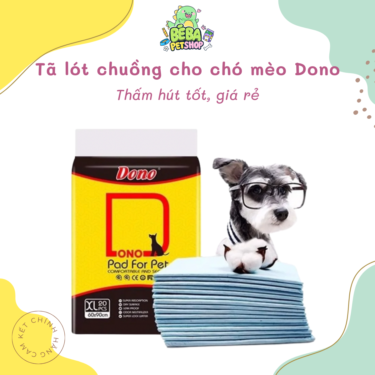 Tã lót vệ sinh cho chó mèo thú cưng Dono | Bé Ba Petshop