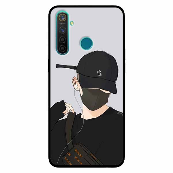 [HCM]Ốp Cường Lực Dẻo Đen Dành Cho Oppo Realme 5 5s  5i Mẫu Bad Boy