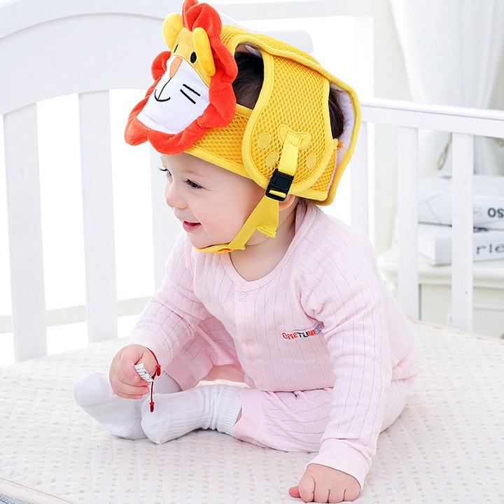 Nón bảo hiểm tập đi cao cấp hình thú an toàn cho trẻ em
