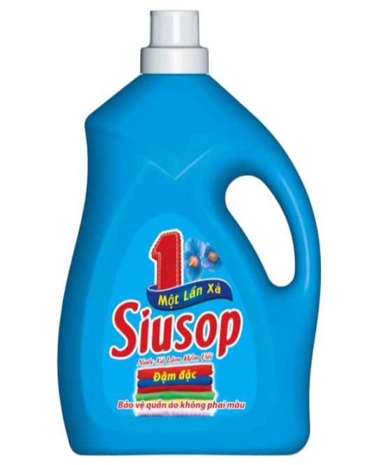 Nước xả vải siusop đậm đặc 1 lần xả 3.6kg - màu xanh dương