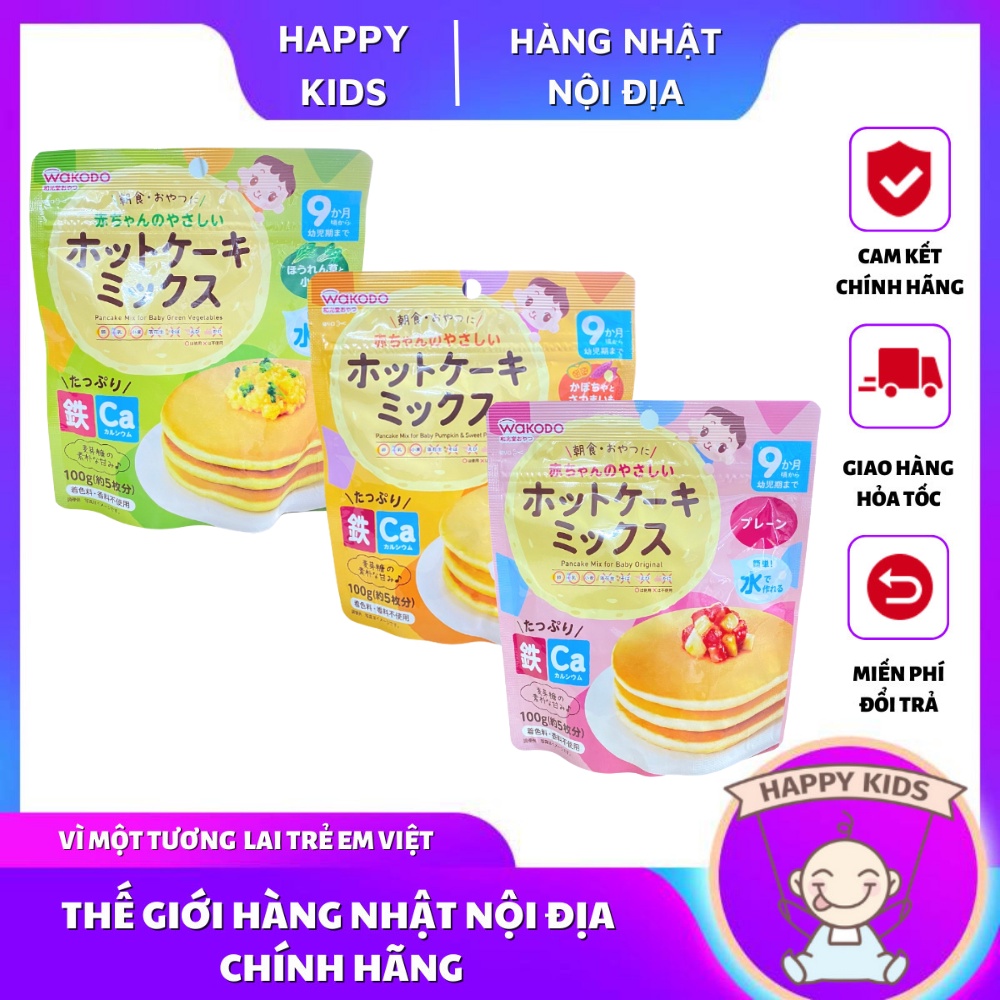 Bột Làm Bánh Pancake Wakodo Nhật [DATE T2/2024]