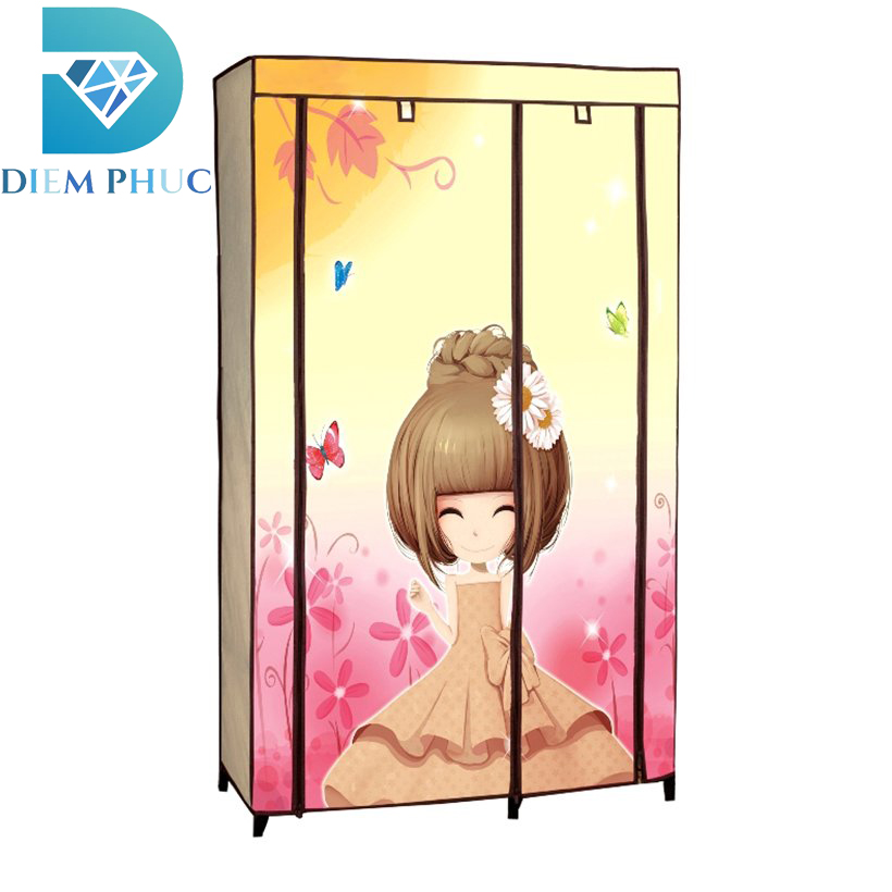 Tủ vải cao cấp họa tiết 3d thanh long tvai01