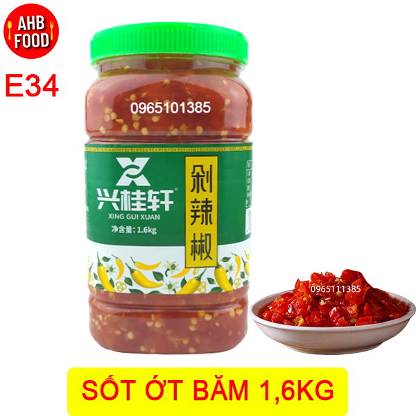 Sốt ớt băm 1,6kg