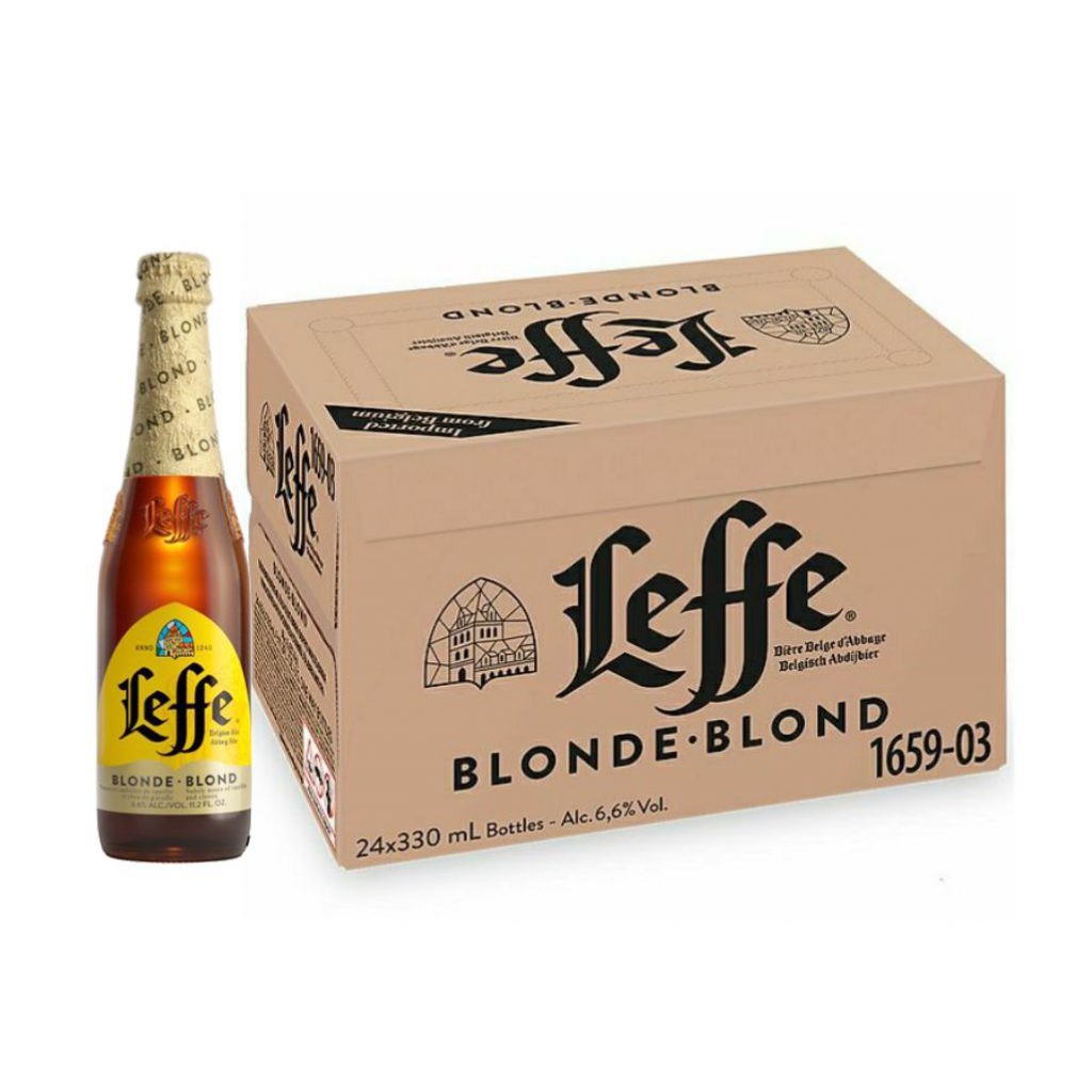 Thùng 24 Chai Bia Leffe Blonde