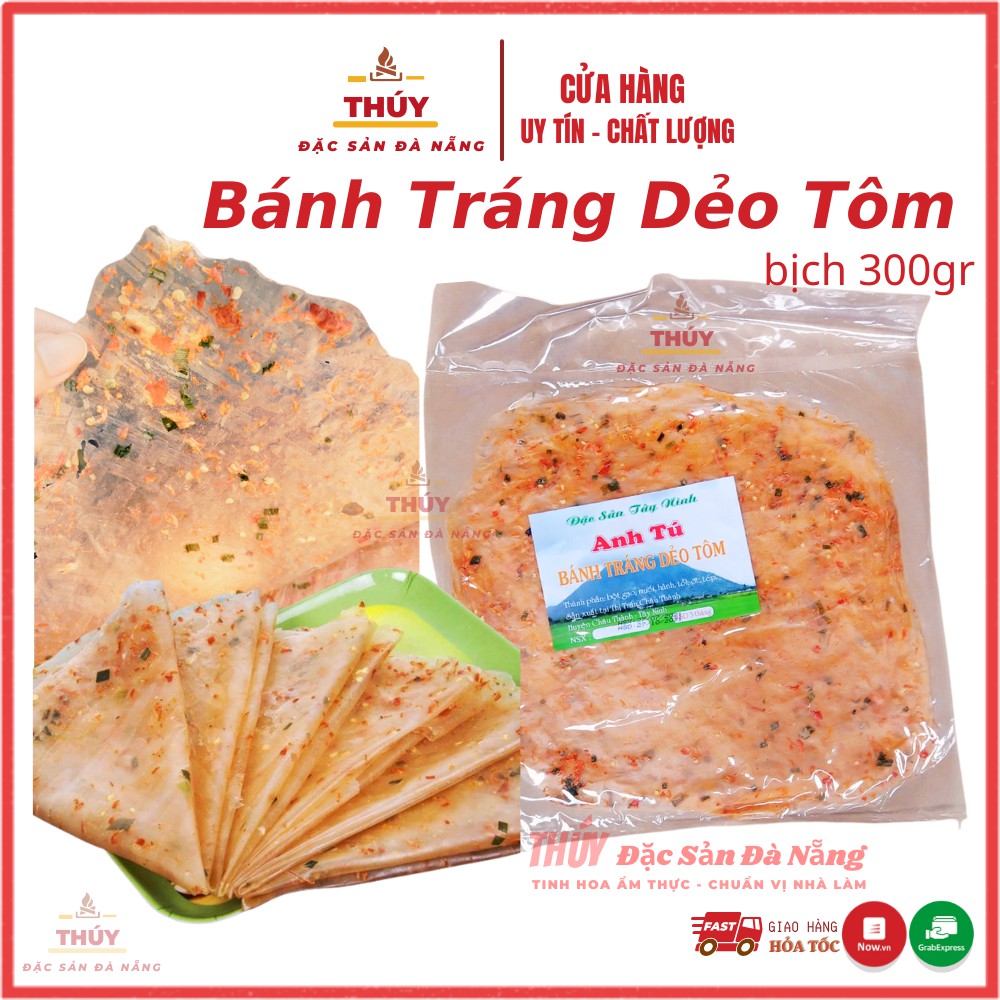 Bánh tráng dẻo tôm tây ninh - cay cay dẻo dẻo dai dai