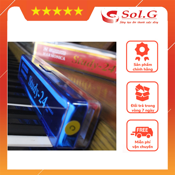 Kèn Harmonica Study 24 giành cho người mới tập chơi ( Ảnh Thật ) Phân Phối Nhạc Cụ Chính Hãng SolG