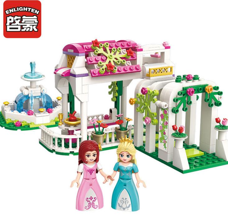 Bộ lắp ghép Lego mô hình KHU VƯỜN nhiều màu sắc Bộ sản phẩm được làm bằng nhựa ABS cao cấp rất đẹp và an toàn cho trẻ em Đồ chơi cho bé gái gồm 261 miếng ghép