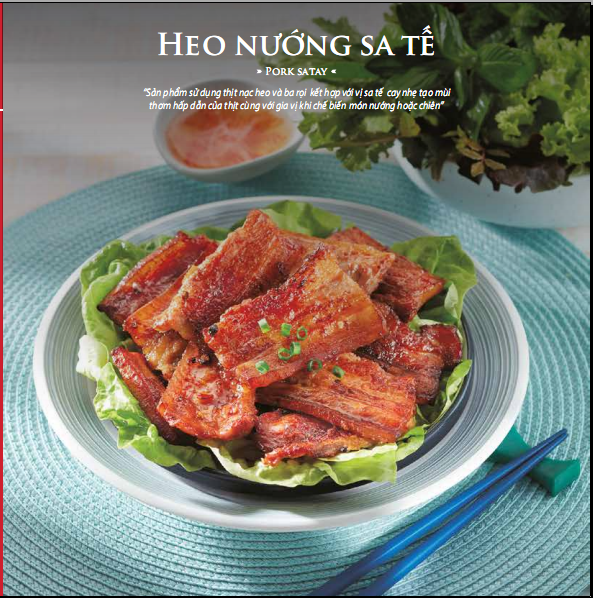 HCM - Heo nướng sa tế CP