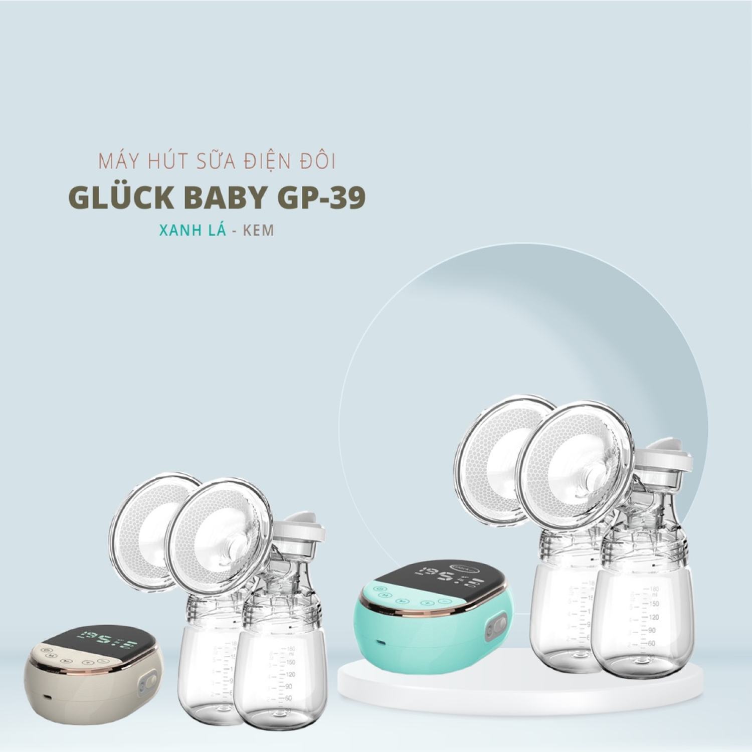 Máy Hút Sữa Điện Đôi GP-39 - Gluck Baby