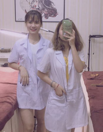 Áo blu trắng dáng lỡ - Áo ôm dáng thon gọn