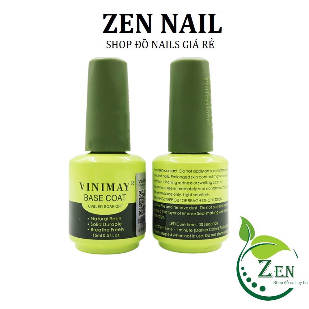 BASE COAT VINIMAY CHÍNH HÃNG - GEL LIÊN KẾT CHUYÊN DỤNG CHO DÂN LÀM MÓNG