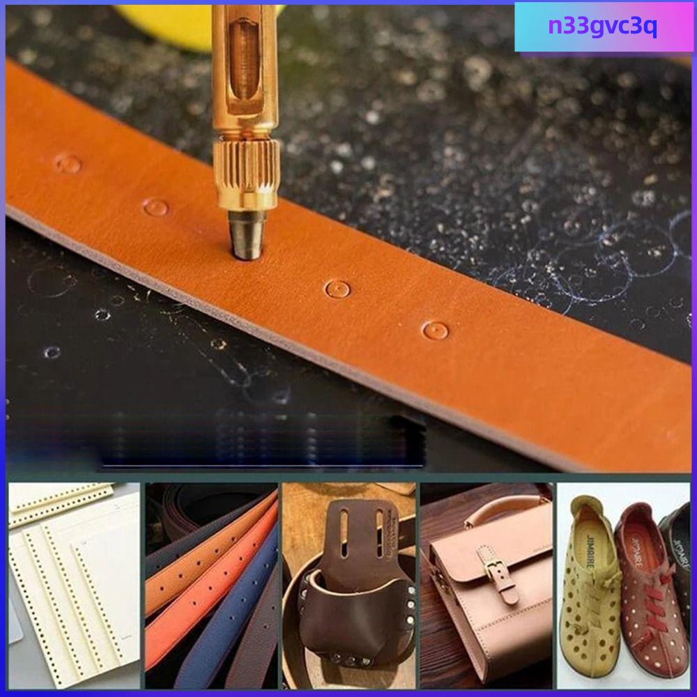 N33GVC3Q Tự động Thủ công 1.5-4mm Trường học văn phòng Khoan sách Công việc khắc Dụng cụ đục lỗ da Vít Có Thể Tháo Rời Thắt lưng túi giấy đục lỗ Đục Lỗ