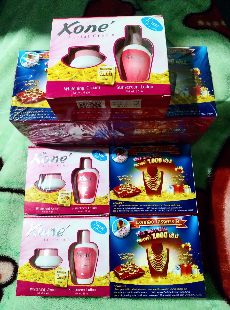 Combo 10 hộp kem kone thái lan dưỡng tắng dành cho da nám tàn nhang