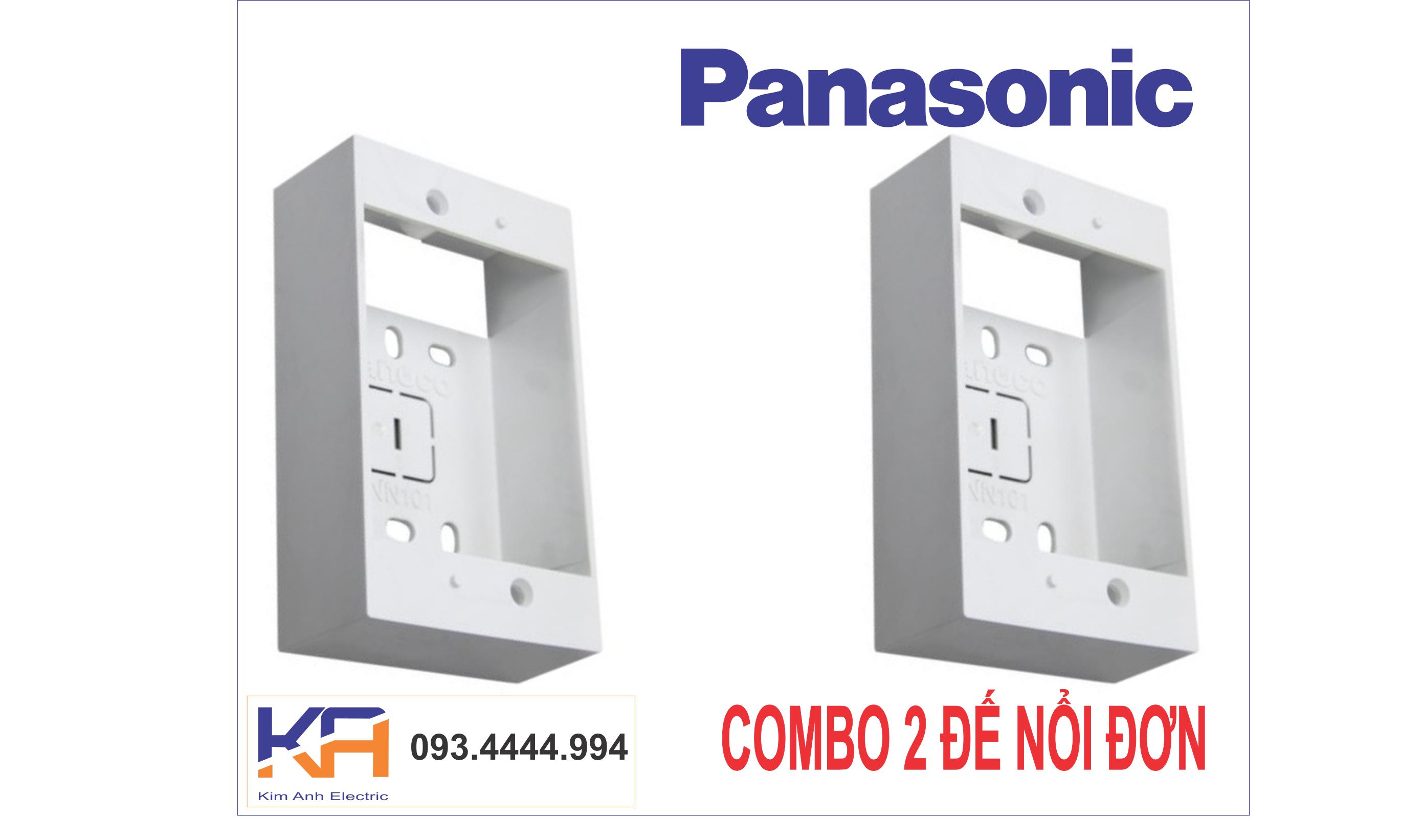 2 đế nổi đơn nanoco nn101w panasonic