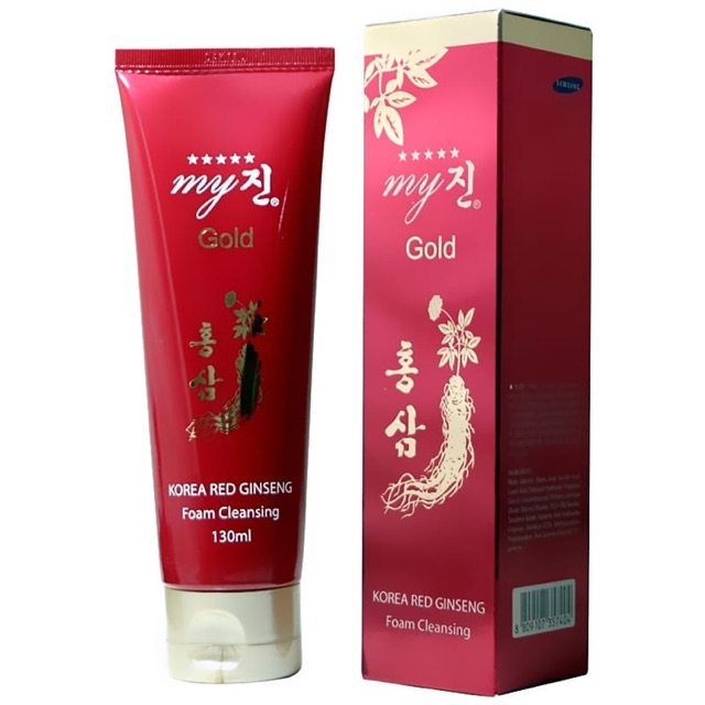 ??sữa rửa mặt nhân sâm đỏ my gold