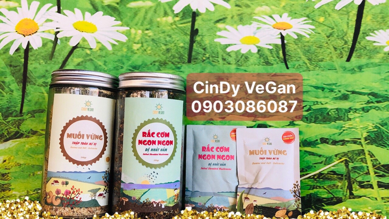 COMBO RẮC CƠM NGON NGON ĐỆ NHẤT NẤM 200G & MUỐI VỪNG THẬP TOÀN MỸ VỊ HŨ THỦY TINH 240G