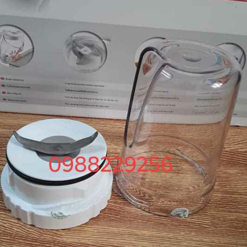 Phụ kiện máy xay philip- bộ dao và cối xay khô philip hr2115 hr2118