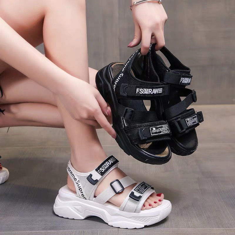 Sandal nữ đế 5 phân quai Superme Superme