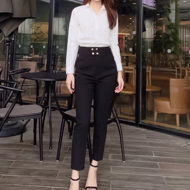 Quần baggy nữ, Quần baggy 4 cúc