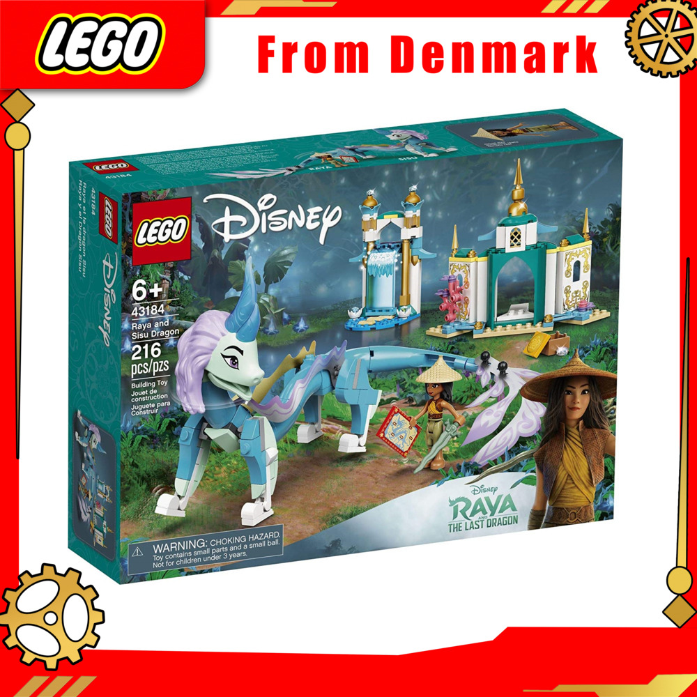 LEGO Disney Raya and The Last Dragon 43184; unique construction toys and sets; best for kids who love to bring stories and adventures about dragons and powerful Disney characters, new in 2021 guaranteed genuine