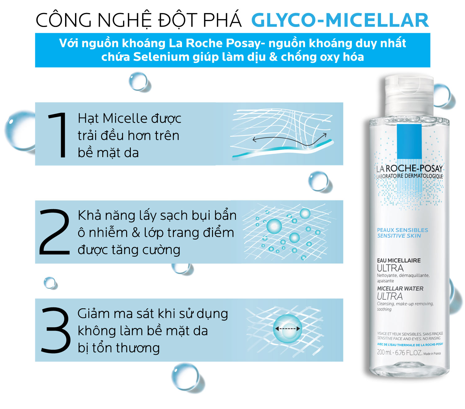 Bộ sản phẩm nước tẩy trang làm sạch sâu giàu khoáng dành cho da dầu mụn La Roche Posay Effaclar Micellar Water Oily Skin - Giới hạn 5sp/khách 5 41a9ccbcd2ab2236b10cefc16869523d