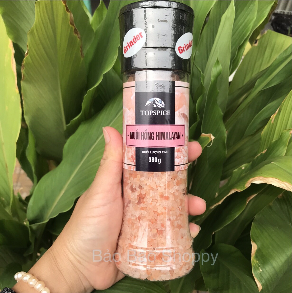 Muối hồng himalaya topspice 380g