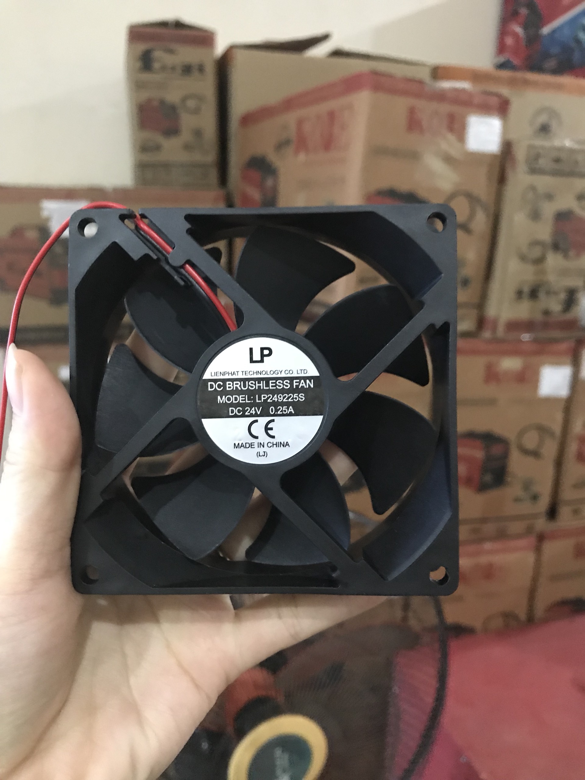 Quạt  Làm Mát - Quạt Tản Nhiệt - 24V  LoạI 9X9Cm-Bộ 5 Quạt