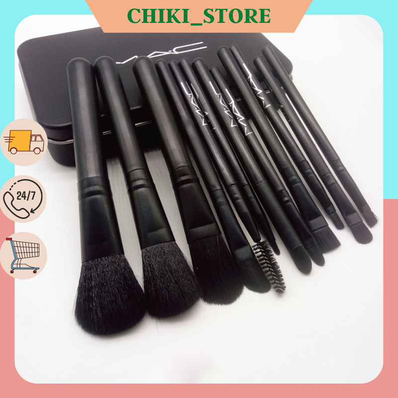 Bọ cọ trang điểm chuyên nghiệp Mac set 12 cây - CHIKI