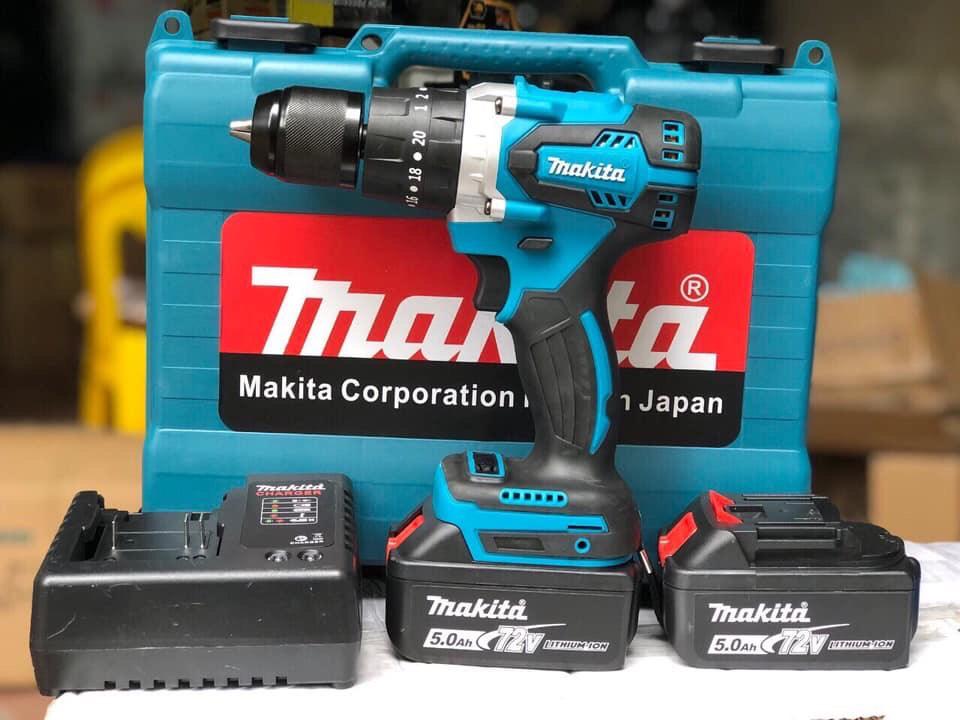 Máy khoan pin makita 36v không chổi than có búa