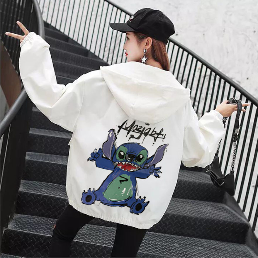 [HCM]Áo Khoác Dù Nam Nữ 2 Lớp Áo Khoác Chống Nắng in Hoạt Hình Khủng Long Chất Dù Mặc Mát Mẻ Mẫu Mới Bao Hot .ĐP