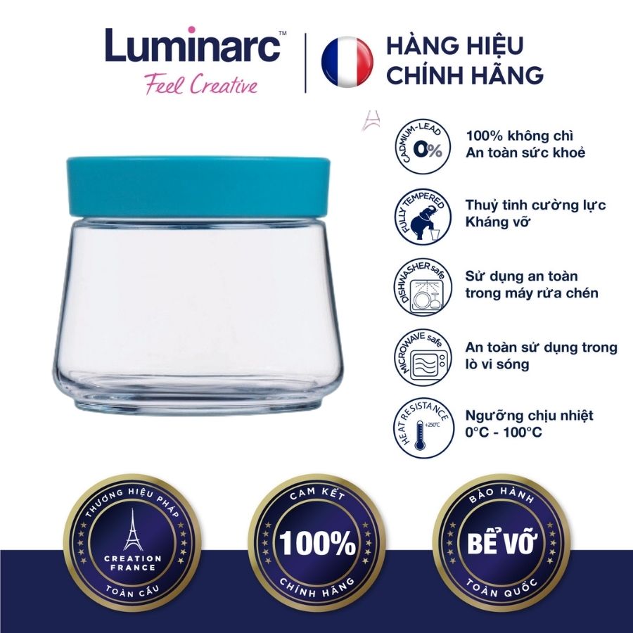 Bộ 3 hũ thuỷ tinh luminarc swing 500ml- luhup5279