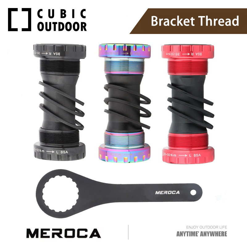 Meroca xe đạp trục giữa chủ đề loại xe đạp bb bb68/73 68mm hollowtech vòng bi kín mtb trục giữa