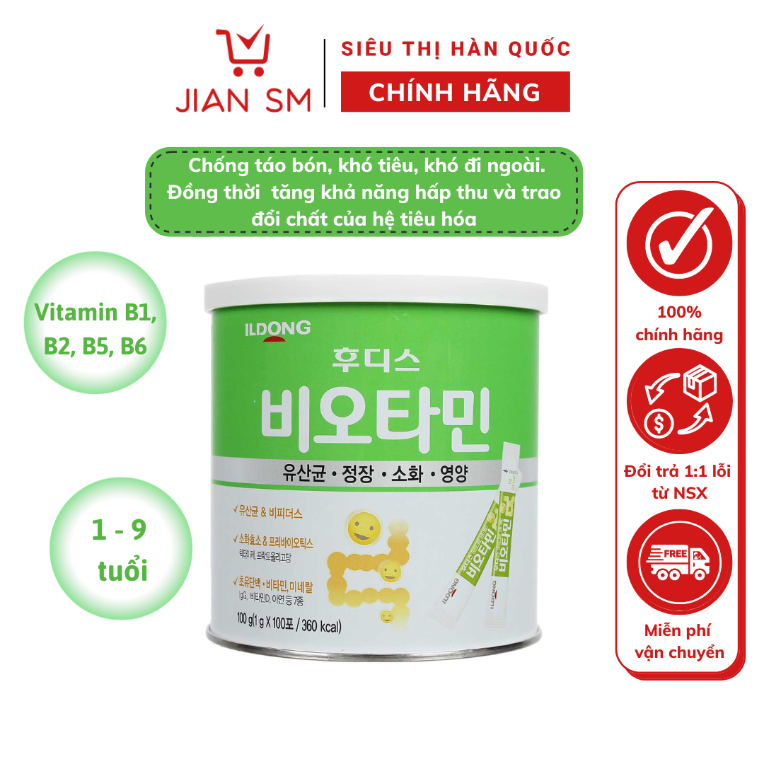 Men vi sinh ildong, sữa non ildong plus 1 và plus 2 hàn quốc