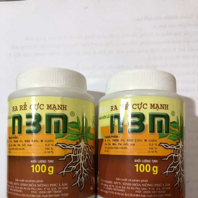 Phân bón lá RA RỄ CỰC MẠNH N3M, NEM 2lọ