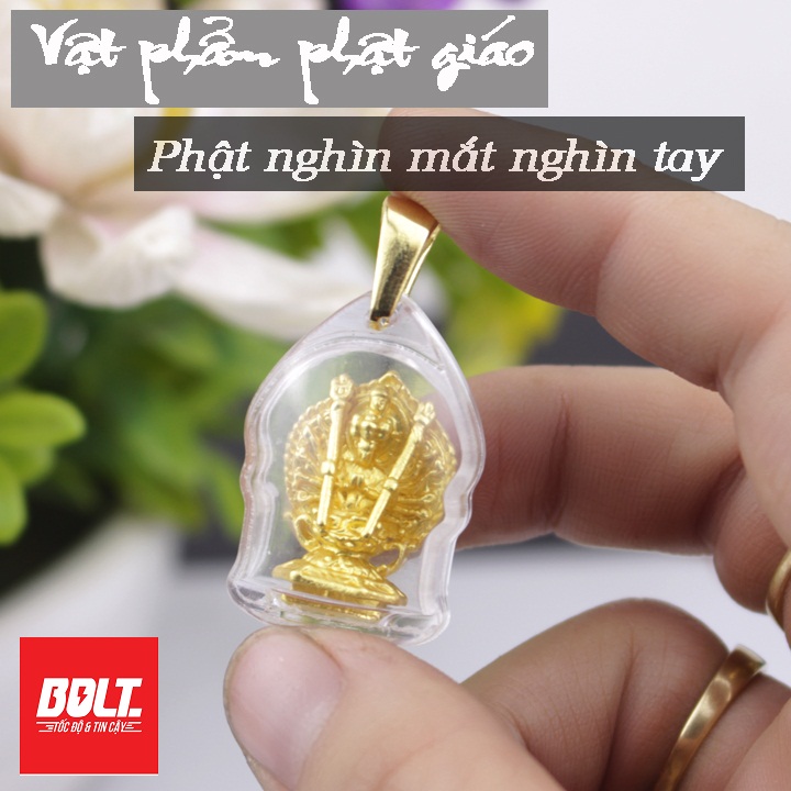 [HCM]Mặt dây chuyền phật giáo – vật phẩm thái lan BU60 - Bolt Unicolour Betta