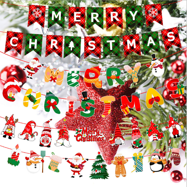 Dây Treo Trang Trí Giáng Sinh Noel Merry Christmas