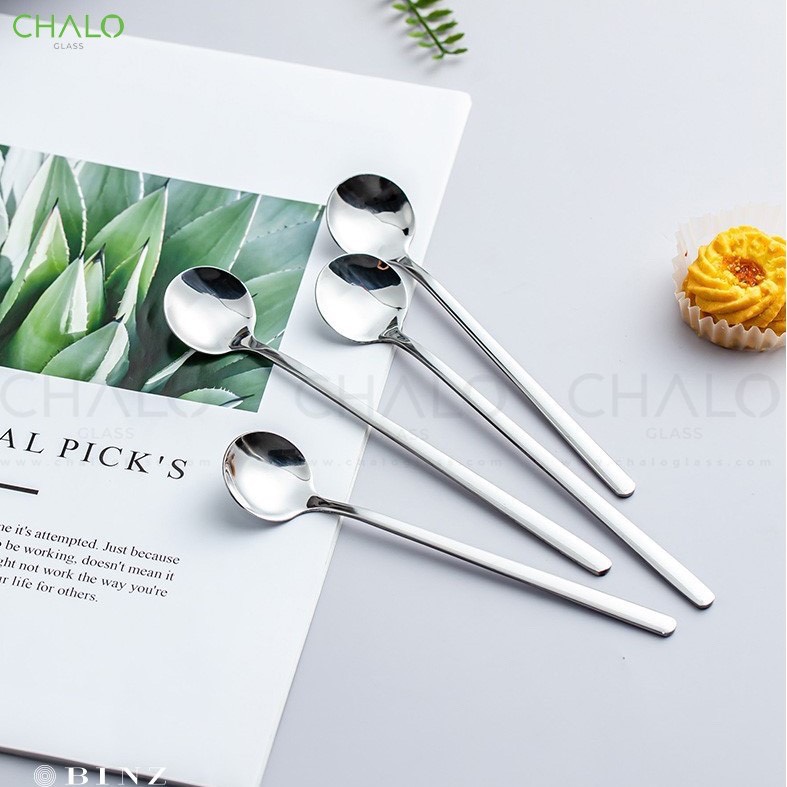 HÀNG LOẠI 1 -COMBO 3 MUỖNG CÀ PHÊ INOX 15CM, THÌA MUỖNG CÀ PHÊ SANG CHẢNH