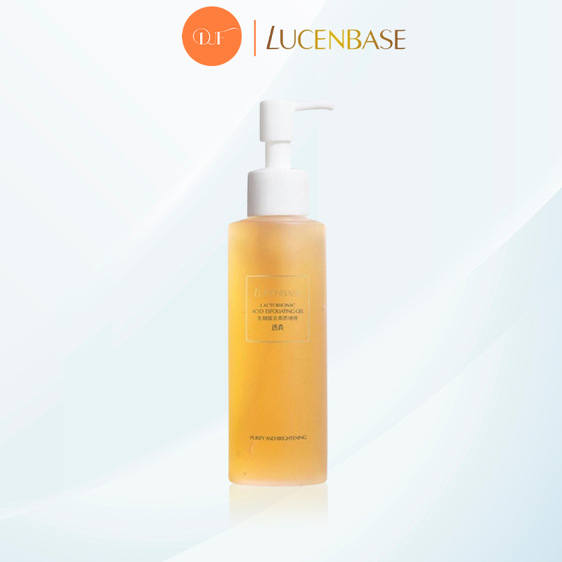 Gel tẩy da chết Lucenbase - Làm sạch sau, dưỡng ẩm nhẹ, sạch mụn đầu đen.