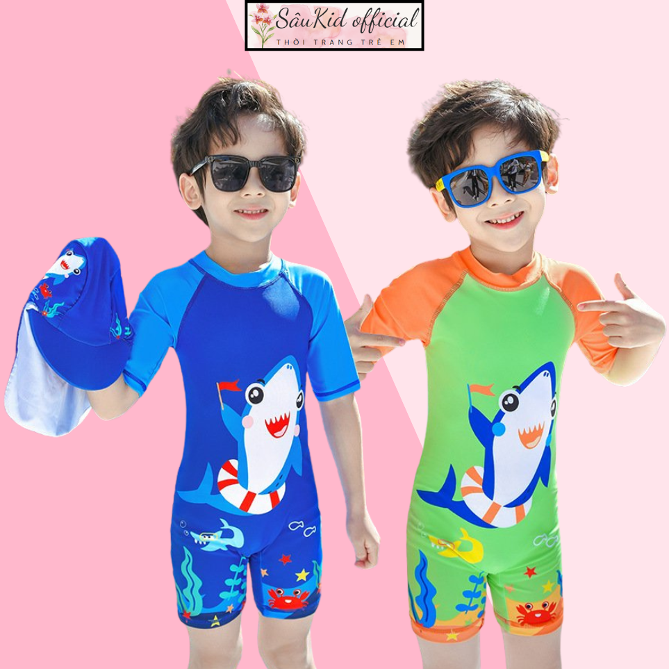 Bộ đồ bơi bé trai liền thân cho bé trai từ 3 tuổi