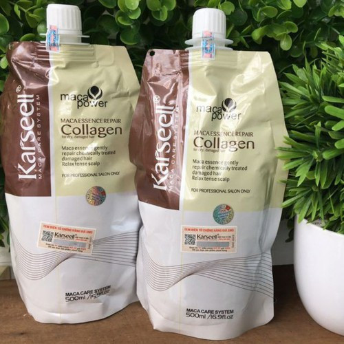 [HCM][z] BỊCH DẦU XẢ Ủ TÓC COLLAGEN PHỤC HỔI HƯ TỔN 500ML