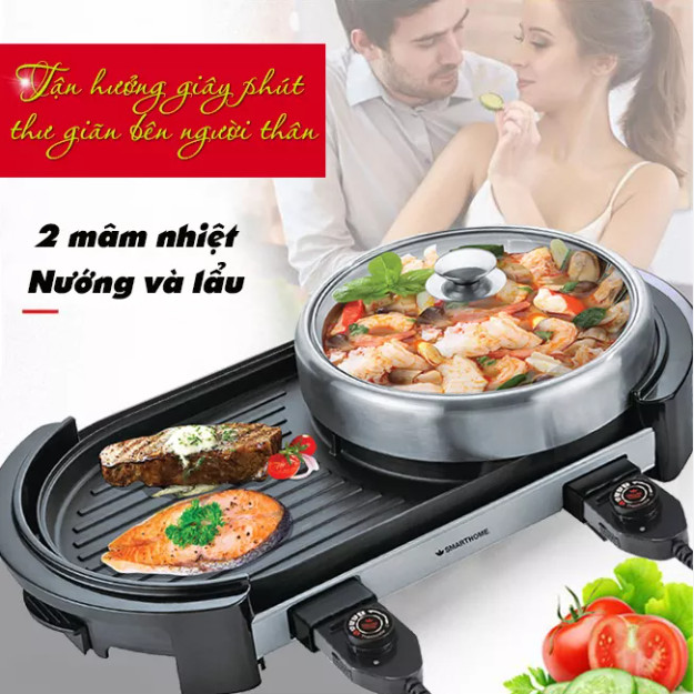 Bếp Lẩu Nướng Misushita Ms-129, thái lan Tặng Kèm Nồi Lẩu ,bếp lẩu nướng đa năng ,bếp lẩu nướng ,nồi lẩu nướng đa năng ,bếp lẩu nướng điện , hàng cao cấp với thiết kế rễ sử dụng tiếp kiệm điện năng, Bảo Hành 12T