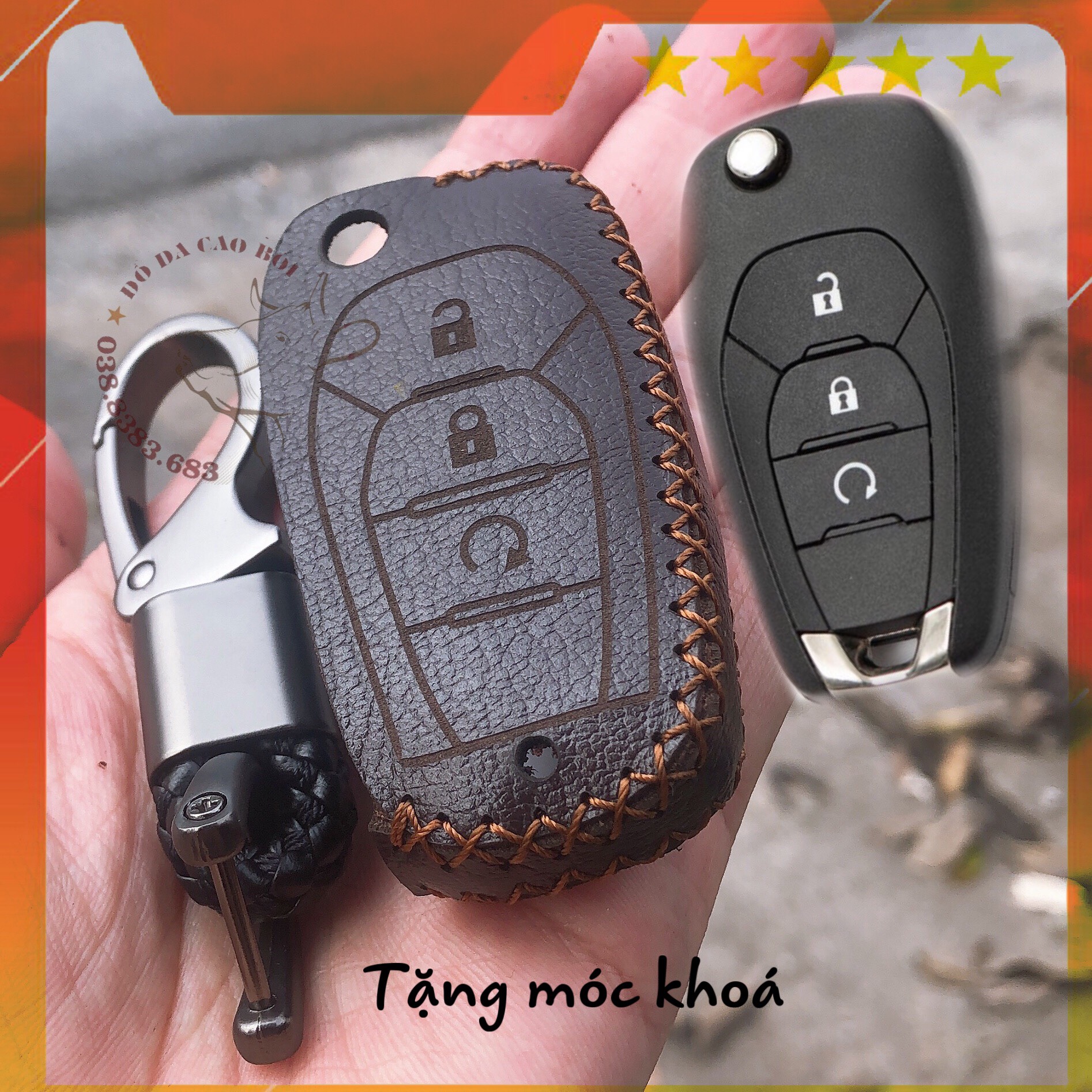 BAO DA CHÌA KHÓA XE CHEVROLET TRAILBLAZER, COLORADO... Da Bò Nhiều Màu Sắc