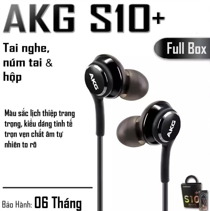 Tai nghe có dây lõi tứ siêu bass SamSung AKG âm thanh toàn cảnh 360 độ chân thực, tai nghe có cổng kết nối 3.5mm, tai nghe nhét tai samsung sử dụng được với tất cả các dòng điện thoại ios và android