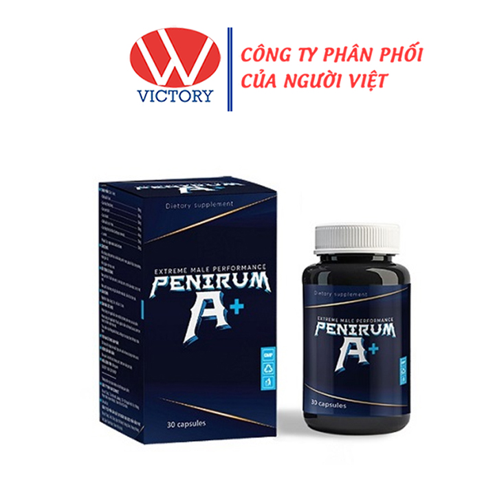 [HCM]Viên Uống Penirum A+ (Hộp 30 Viên) - Hỗ Trợ Tăng Cường Sinh Lực Phái Mạnh - Victory Pharmacy