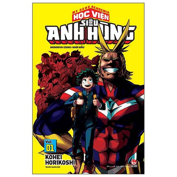 Truyện - Học Viện Siêu Anh Hùng Tập 1: Midoriya Izuku: Khởi Đầu (Tái Bản 2021