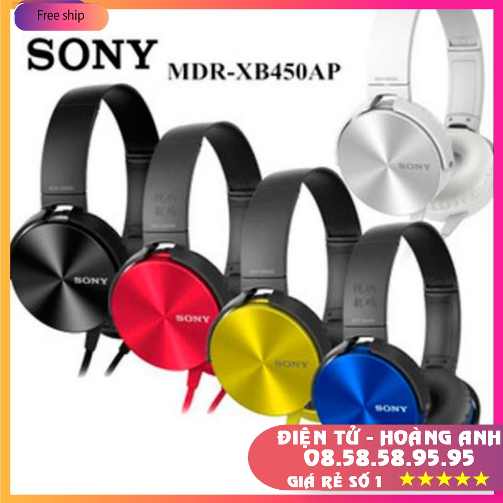 Tai nghe chụp tai có mic tai nghe sony extra bass 450ap