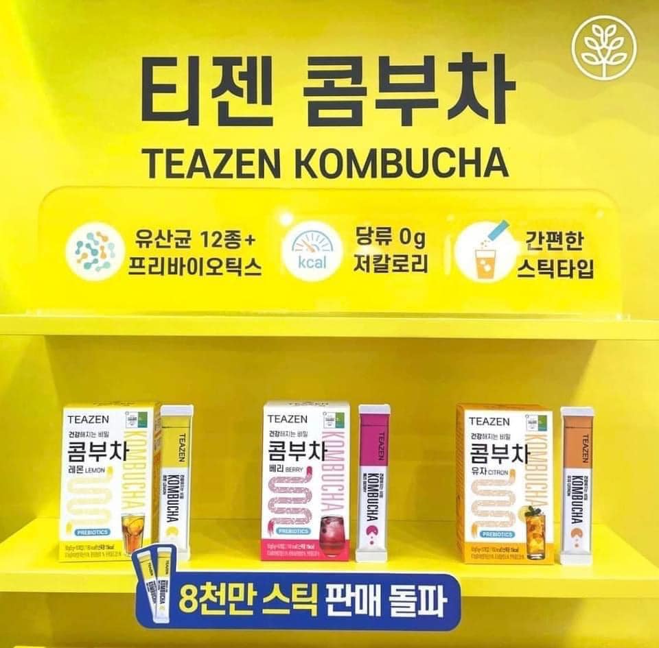 Trà kombucha teazen nhập khẩu hàn quốc - 티젠콤부차