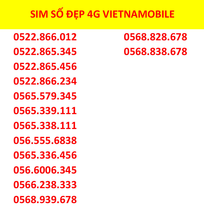 Freeship - chưa kích hoạt. sim số đẹp tam hoa tiến lên giá rẻ - sim 4g tốc độ cao - gọi ngoại mạng miễn phí - 8gb/ngày - 240gb/tháng
