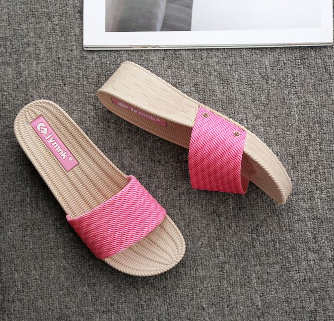 Dép nữ quai ngang đế đúc tăng chiều cao rẻ đẹp DN05